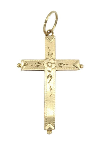 Pendentif CROIX ANCIENNE "ENCOLPION" 58 Facettes 050161