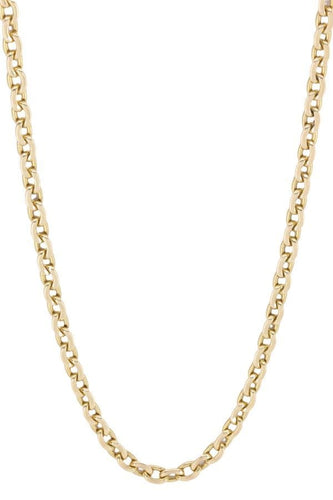 Collier CHAINE MAILLE FORÇAT RONDE 58 Facettes 052451