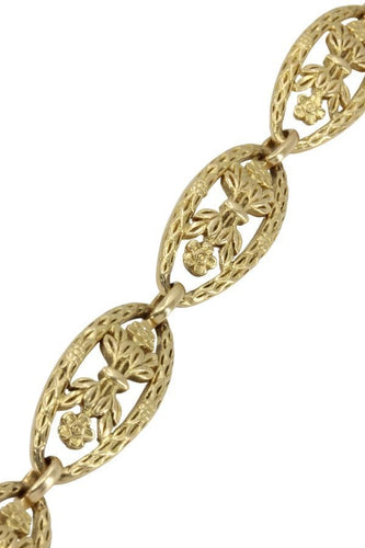 Bracelet BRACELET ANCIEN DÉCOR FLORAL 58 Facettes 050451