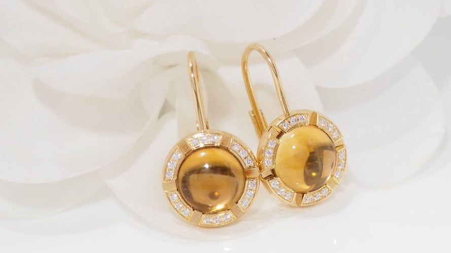 Boucles d'oreilles Chaumet - boucles d'oreilles or jaune 58 Facettes 32115