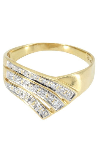 Bague BAGUE MODERNE DIAMANTS 58 Facettes 051361
