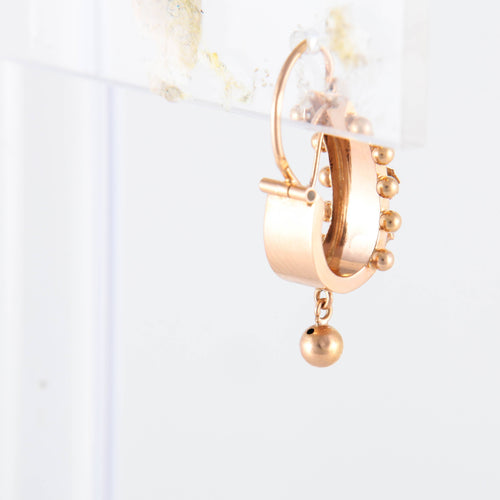 Boucles d'oreilles Paire de pendants "briquets", XIXème siècle 58 Facettes