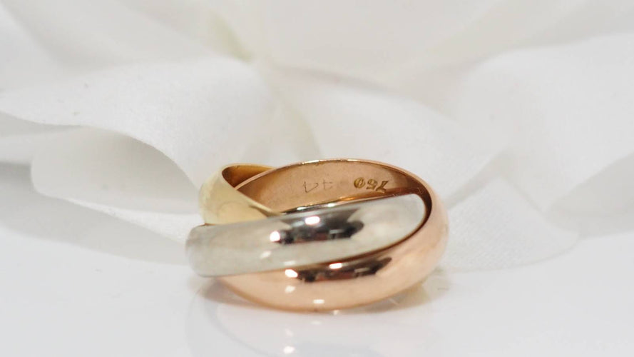 Bague Bague Cartier Trinity 3 ors 58 Facettes
