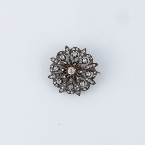 Broche Broche en or, argent 58 Facettes