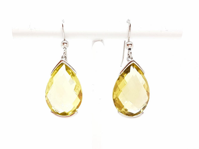 Boucles d'oreilles Boucles d'oreilles Pendantes Argent Quartz 58 Facettes 06442CD