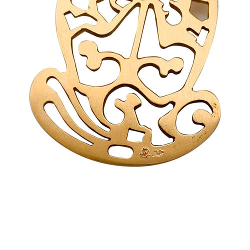 Boucles d'oreilles Boucles d'oreilles Pomellato, "Ming", or rose, diamants bruns. 58 Facettes 31404