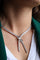 Collier Collier Négligé Or blanc 58 Facettes 1649450CN