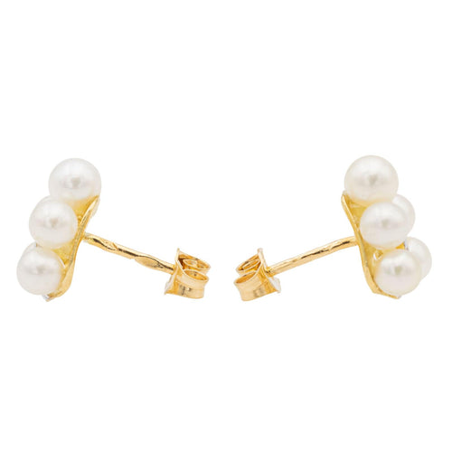 Boucles d'oreilles Boucles d'oreilles Or jaune Perle 58 Facettes 1468111CN