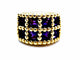 Bague 56 Bague Or jaune Améthyste 58 Facettes 1048332CN