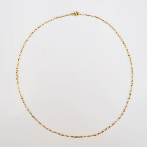 Collier Chaîne maille gourmette alternée limée 58 Facettes CVCH12