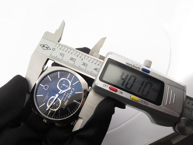 Montre montre CHAUMET dandy chronographe 1229 40 mm acier automatique 58 Facettes 254323