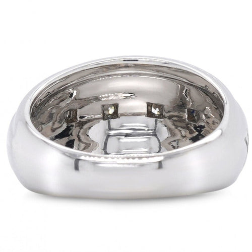 Bague 51 Solitaire Korloff or gris diamants 58 Facettes 31E 00105