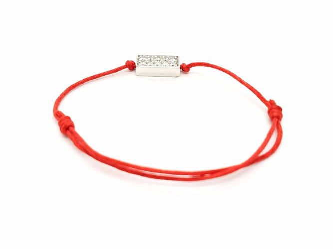 Bracelet Bracelet Cordon Or blanc Diamant 58 Facettes 578826RV