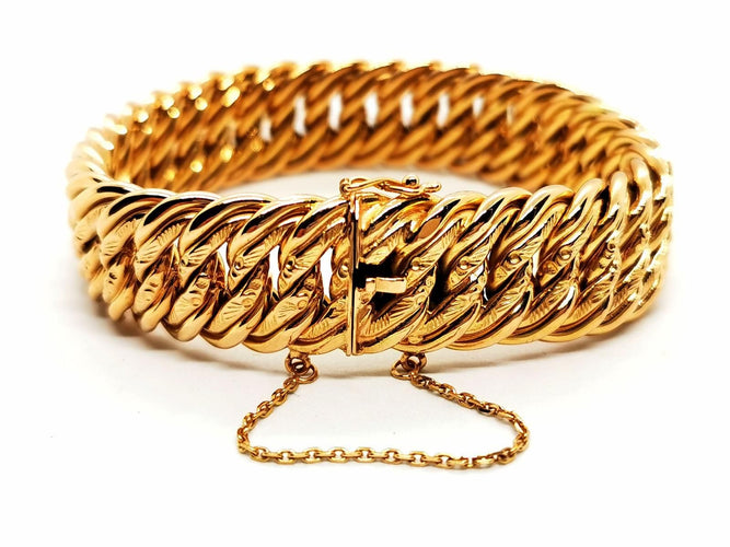 Bracelet Bracelet Maille américaine Or jaune 58 Facettes 1833627CN