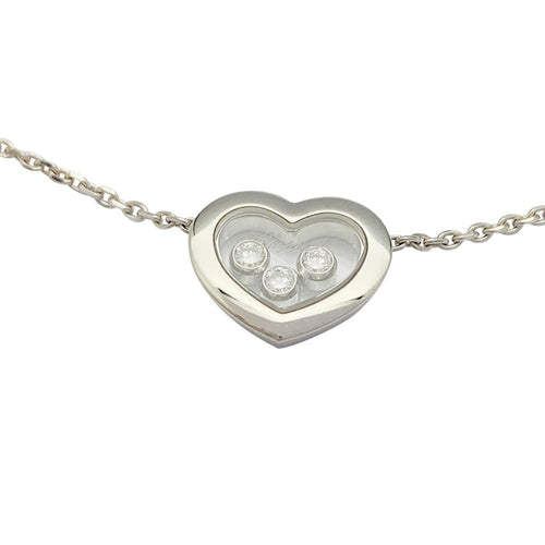 Collier Collier Chopard, "Happy Diamonds", or blanc. 58 Facettes 31978