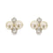 Boucles d'oreilles Boucles d'oreilles perles et diamants 58 Facettes 32450