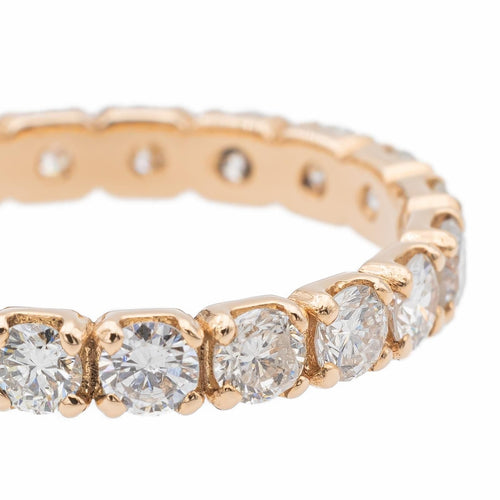 Bague 50 Bague Alliance américaine Or rose Diamant 58 Facettes 2648798CN