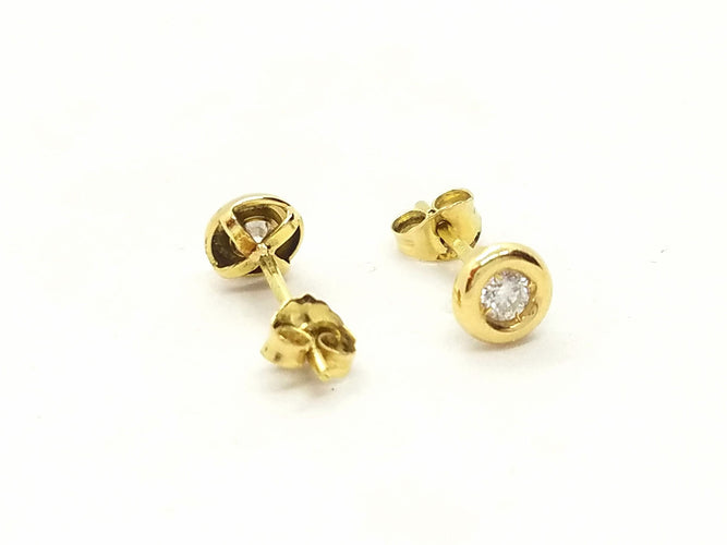 Boucles d'oreilles Boucles d'oreilles Or jaune Diamant 58 Facettes 579267RV