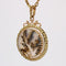 Pendentif Pendentif ancien agate dendritique et or 58 Facettes 23-103