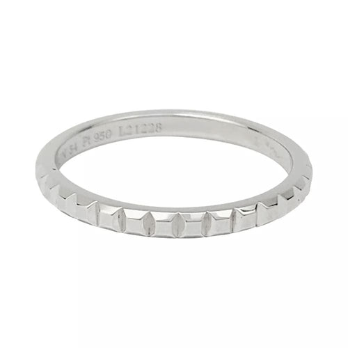 Bague 54 Bague Boucheron "Clou de Paris" en platine. 58 Facettes 31920