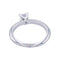 Bague 49 Bague Tiffany&Co. en platine, diamant taille princesse. 58 Facettes 32376