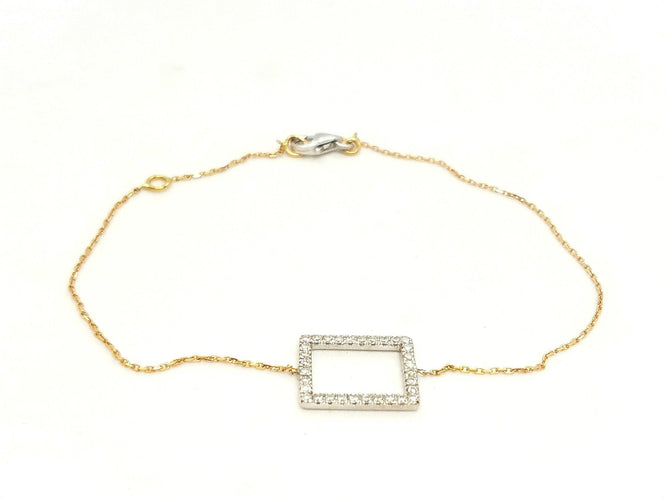 Bracelet Bracelet Graphique Or rose Diamant 58 Facettes 579214RV