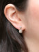 Boucles d'oreilles Dormeuses 2 Ors Diamants 58 Facettes J273