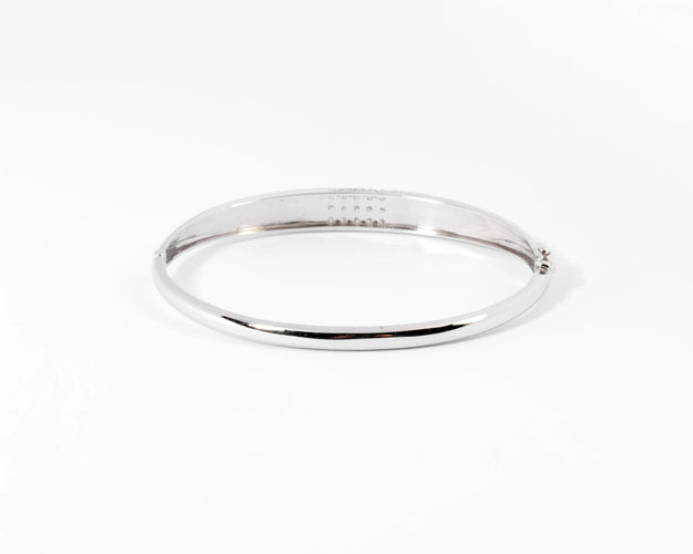 Bracelet Bracelet jonc or gris et diamant 58 Facettes 0