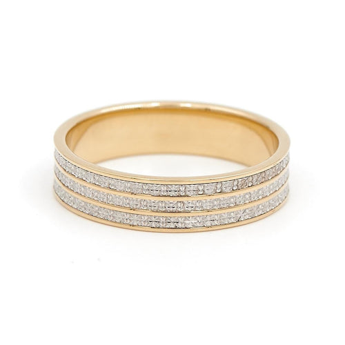 Bague 57 Bague Alliance Or jaune 58 Facettes 1719197CN