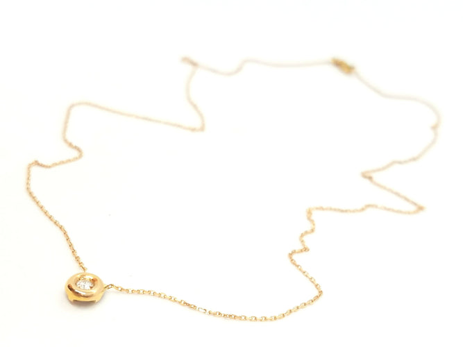 Collier Collier Or rose Diamant 58 Facettes 579141RV