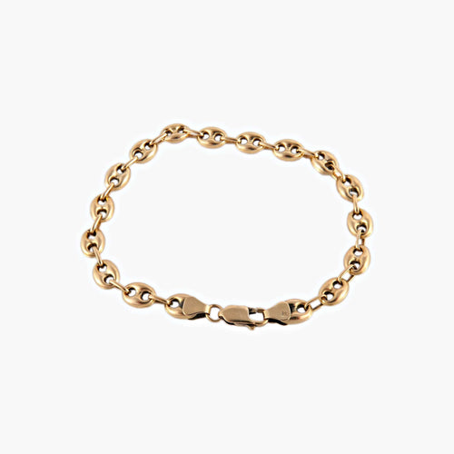 Bracelet Or Jaune BRACELET GRAIN DE CAFE OR JAUNE 58 Facettes BO/220068