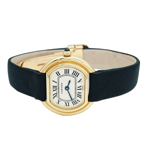 Montre Montre Cartier "Ellipse" en or jaune. 58 Facettes 30676
