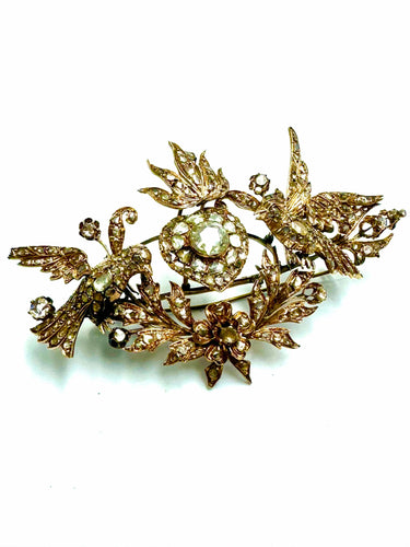 Broche Ensemble broche et bague Empire austro-hongrois 58 Facettes