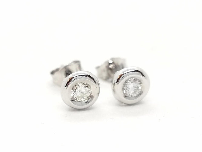 Boucles d'oreilles Boucles d'oreilles Or blanc Diamant 58 Facettes 579259RV