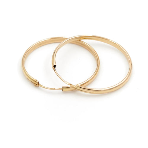 Boucles d'oreilles Boucles d'oreilles Créoles Or jaune 58 Facettes 1917645CN