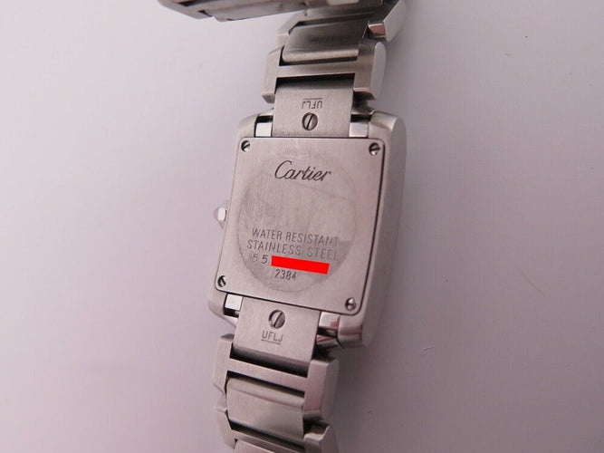 Montre montre CARTIER 2384 tank francaise 160th anniversary quartz 25 mm 58 Facettes 250824