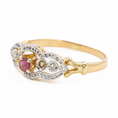 Bague 51 Bague Or blanc Rubis 58 Facettes 2201490CN