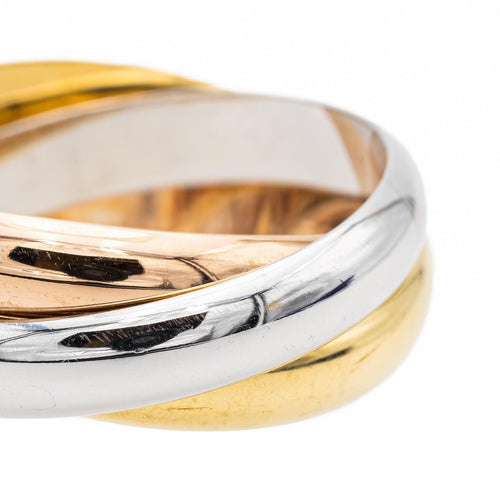 Bague 58 Cartier Bague Alliance Trinity Or jaune 58 Facettes 2622458CN