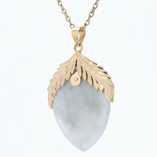 Pendentif Pendentif jade et or gland 58 Facettes 22-102