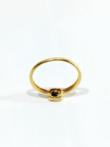 Bague 54 Bague Or jaune Saphir 58 Facettes