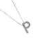 Collier Collier pendentif initiale P diamants 58 Facettes 27844