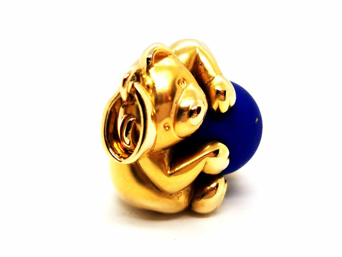 Pendentif Pendentif Animal Or jaune Lapis-Lazuli 58 Facettes 1637012CN
