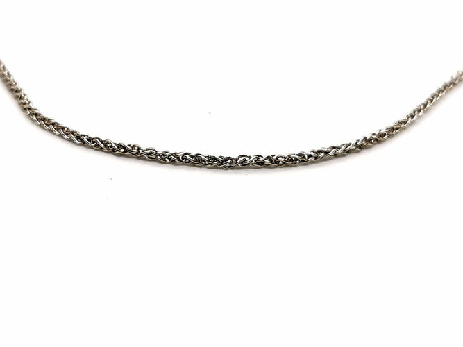 Collier Collier Maille palmier Or blanc 58 Facettes 1152853CD