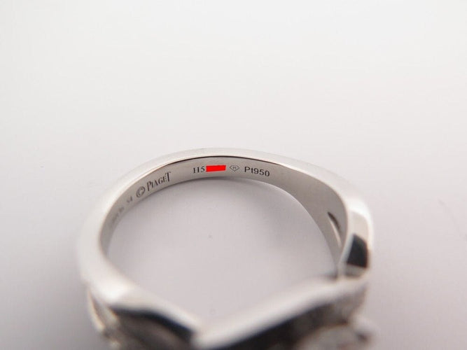 Bague 54 bague PIAGET jardin secret solitaire torsade t 54 platine diamant 58 Facettes 252912