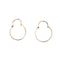 Boucles d'oreilles Créoles fines, or jaune 58 Facettes