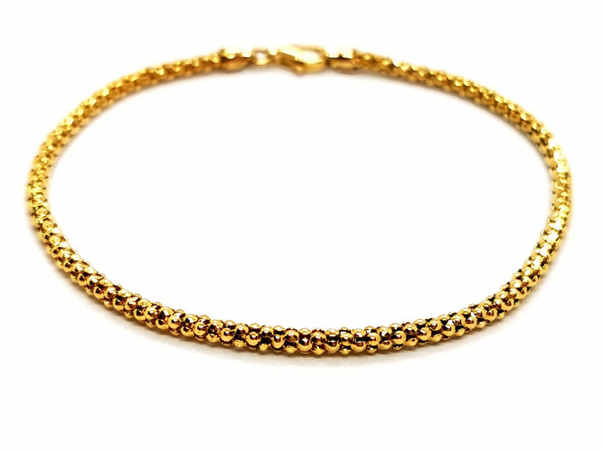 Bracelet Bracelet Maille pop corn OR Jaune 58 Facettes 1670282CN