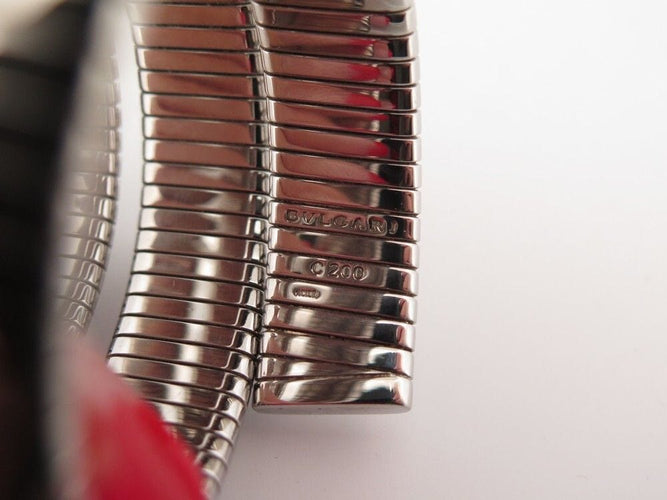 Montre montre BULGARI tubogas bb191ts triple tour 19 mm quartz acier 58 Facettes 247842