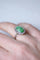 Bague Bague de fiançailles jade entourage diamants sur or blanc 58 Facettes
