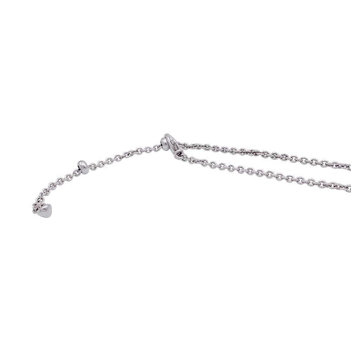 Collier Chaine Bulgari, or blanc. 58 Facettes 32818D