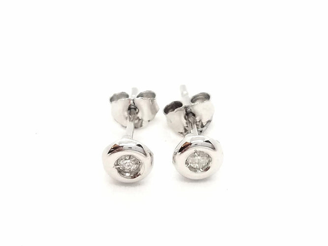 Boucles d'oreilles Boucles d'oreilles Or blanc Diamant 58 Facettes 579245RV